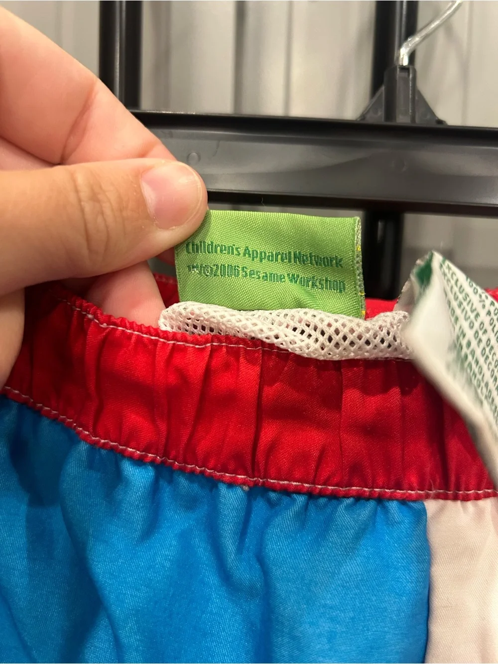 Vintage Elmo Sesame Street swim trunks 2T